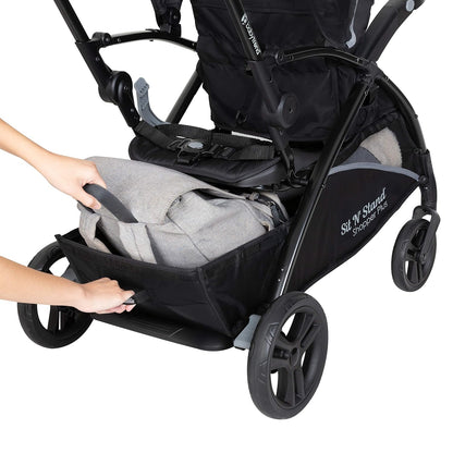 Baby Trend Sit N' Stand® Double 2.0 Stroller, Dash Black