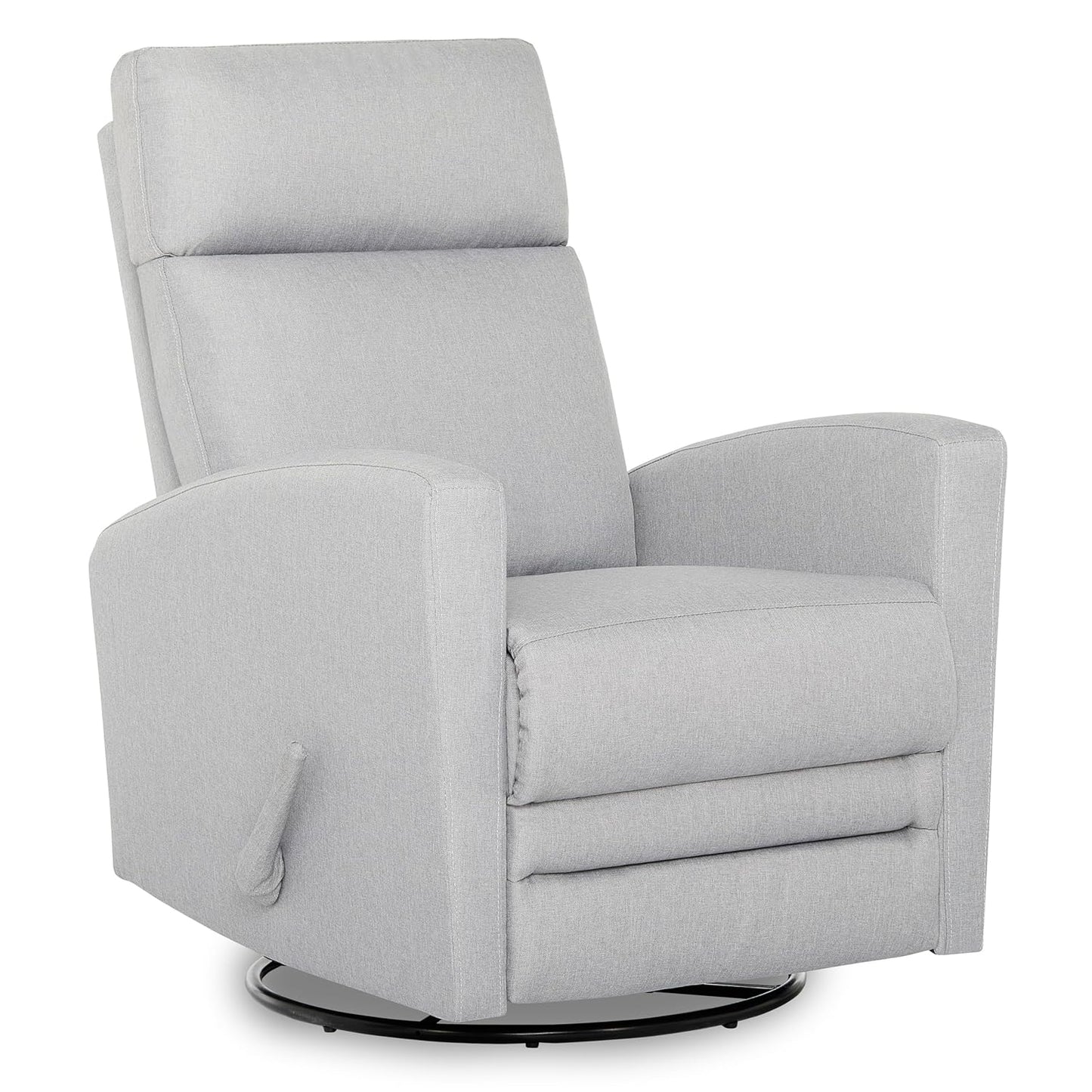Dream On Me Chatham Basic Nursery Rocking Glider in Ecru, 360° Swivel Motion, FSC Certified, Greenguard Gold & JPMA Certified Nursery Glider, Three Rocking Modes Nursery Glider Recliner