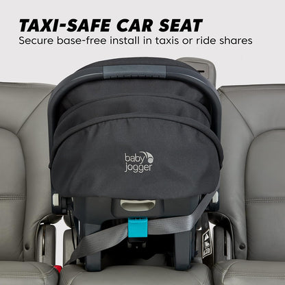 Baby Jogger® City GO 2 Infant Car Seat, Lunar Black – Lightweight Rear-Facing Infant Car Seat, Travel System Compatible, Taxi-Safe