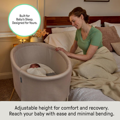 Ingenuity Dream Hero Starlight 3-in-1 Co-Sleeping Bassinet and Crib - Lume (Grey), Unisex, Newborn to 12 Months