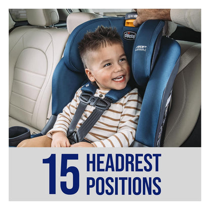 Chicco Fit360 Zip ClearTex Rotating Convertible Car Seat with Fit360 Mirror, 360 Degree Rotation for Rear-Facing and Forward-Facing Usage, Jet/Black