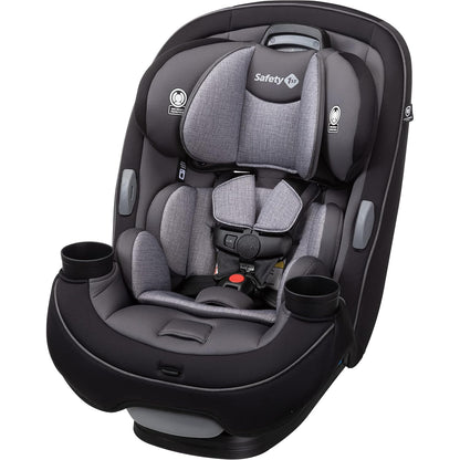 Safety 1st Grow and Go All-in-One Slim Convertible Car Seat, Rear Facing, 5-40 lbs, Forward Facing (30–65 lbs), High Back Booster Seat 40-100 pounds, Alaskan Blue