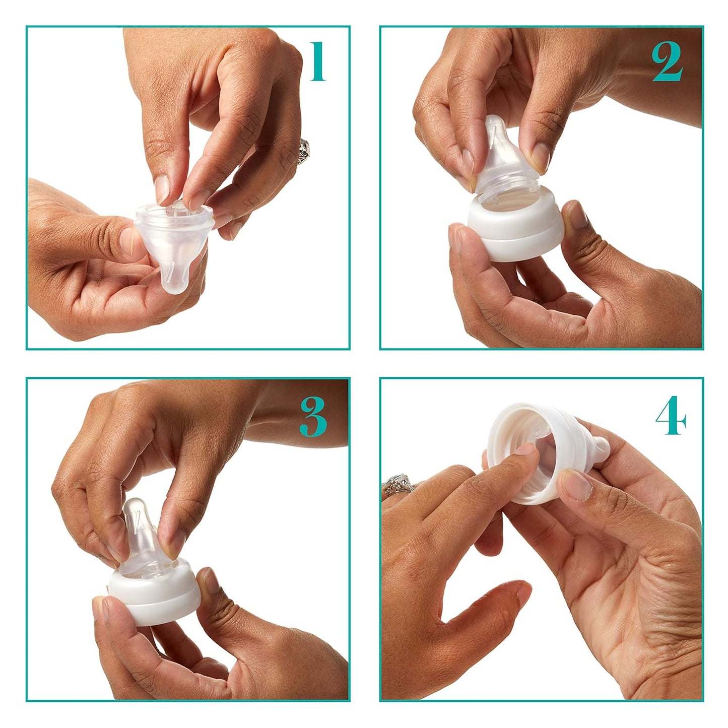 Evenflo Balance Plus Standard Neck (1.5 in) Nipples for use ONLY with Evenflo Balance Plus Standard Neck Bottles, Slow Flow for 0 Months and up, 6 Pack (NOT Compatible with Any Other Bottles)