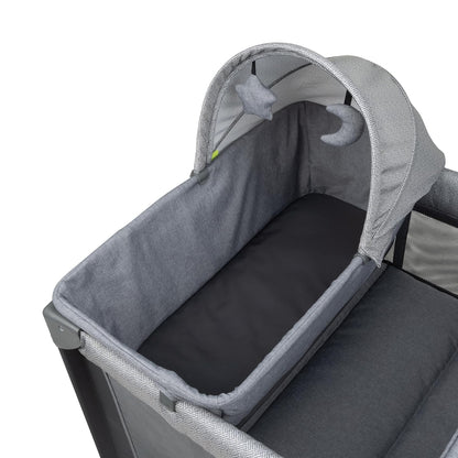 Safety 1st Basic 2-in-1 Play Yard with Bassinet, Gray