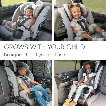 Britax One4Life All-in-One Car Seat, Up to 10 Years of Use, Rear Facing, Forward Facing, & Booster Modes, Extended Rear-Facing, ClickTight Installation & Breathable SafeWash Fabrics — Teak