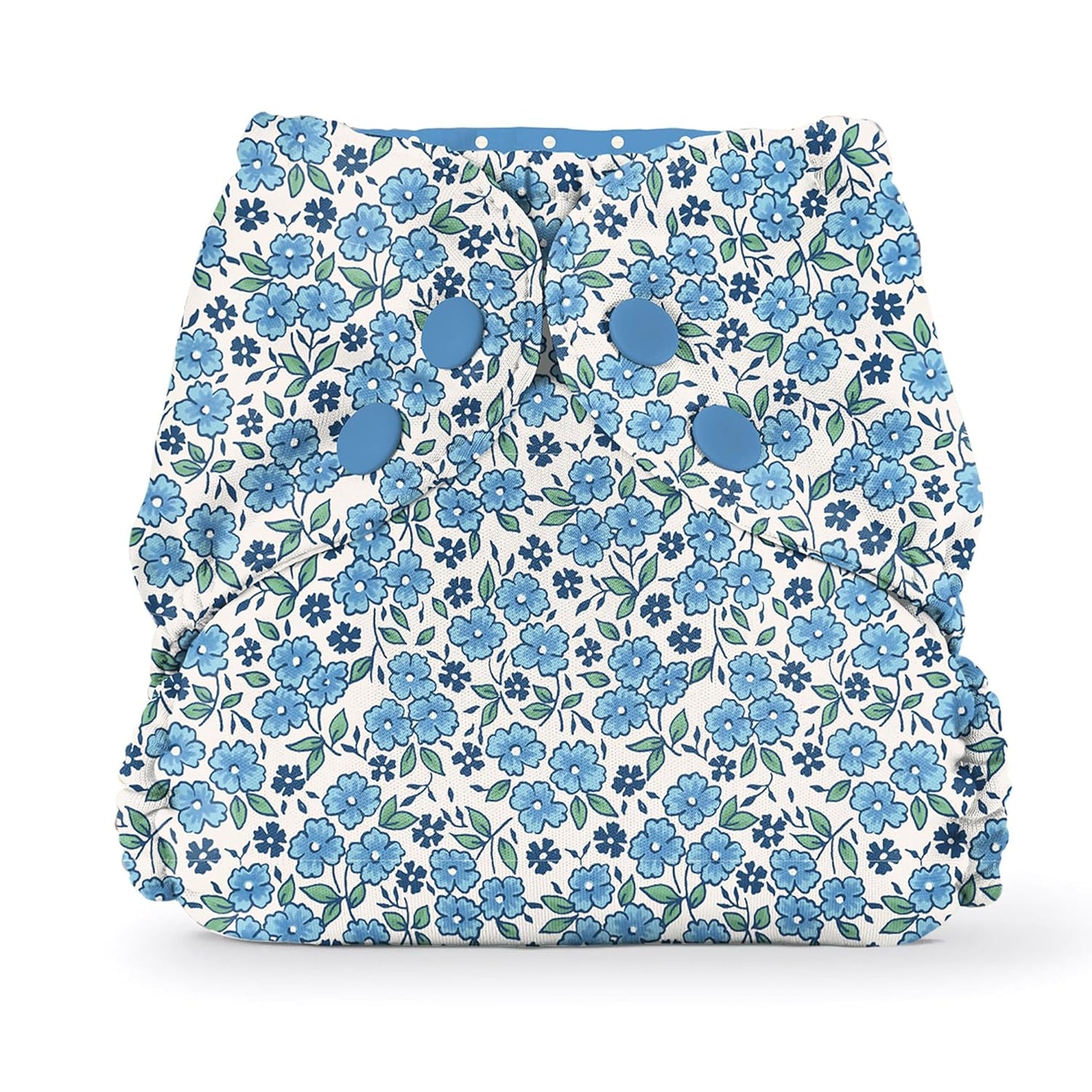 Esembly Cloth Diaper Cover - Reusable Swim Diaper, Waterproof, Breathable - Adjustable Outer Layer Over Absorbent Inner for Blowout Protection - Sea Glass, Size 2 (18-35lbs)