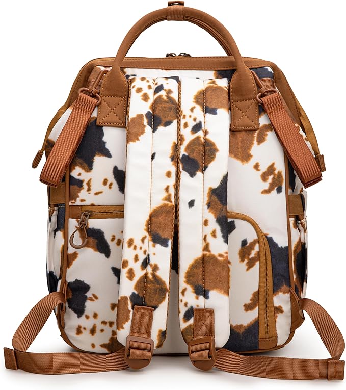 Montana West Wrangler Diaper Bag Backpacks Western Backpack Purses Multi-function Baby Bags for Mom with Waterproof Changing Pad & Pacifier Case