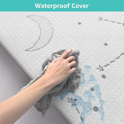 YENING Breathable Pack and Play Mattress Pad 38x26 Waterproof Baby Mattress for Pack N Play Matress Topper Waterproof 2 Pack