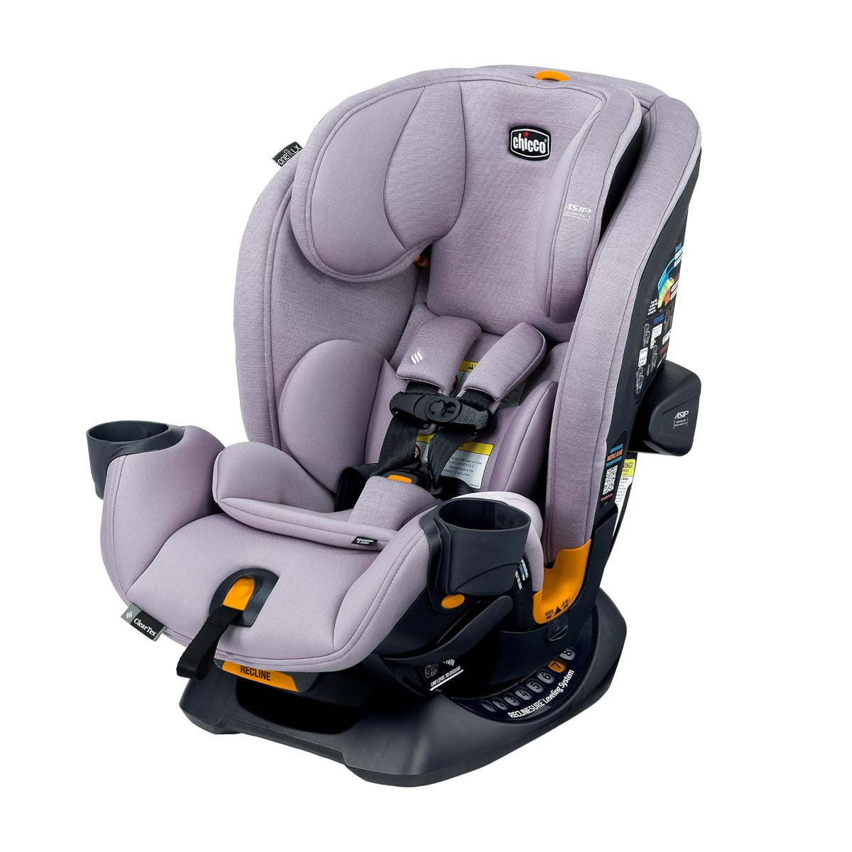 Chicco OneFit LX All-in-One Convertible Booster Car Seat, 5-100 lbs