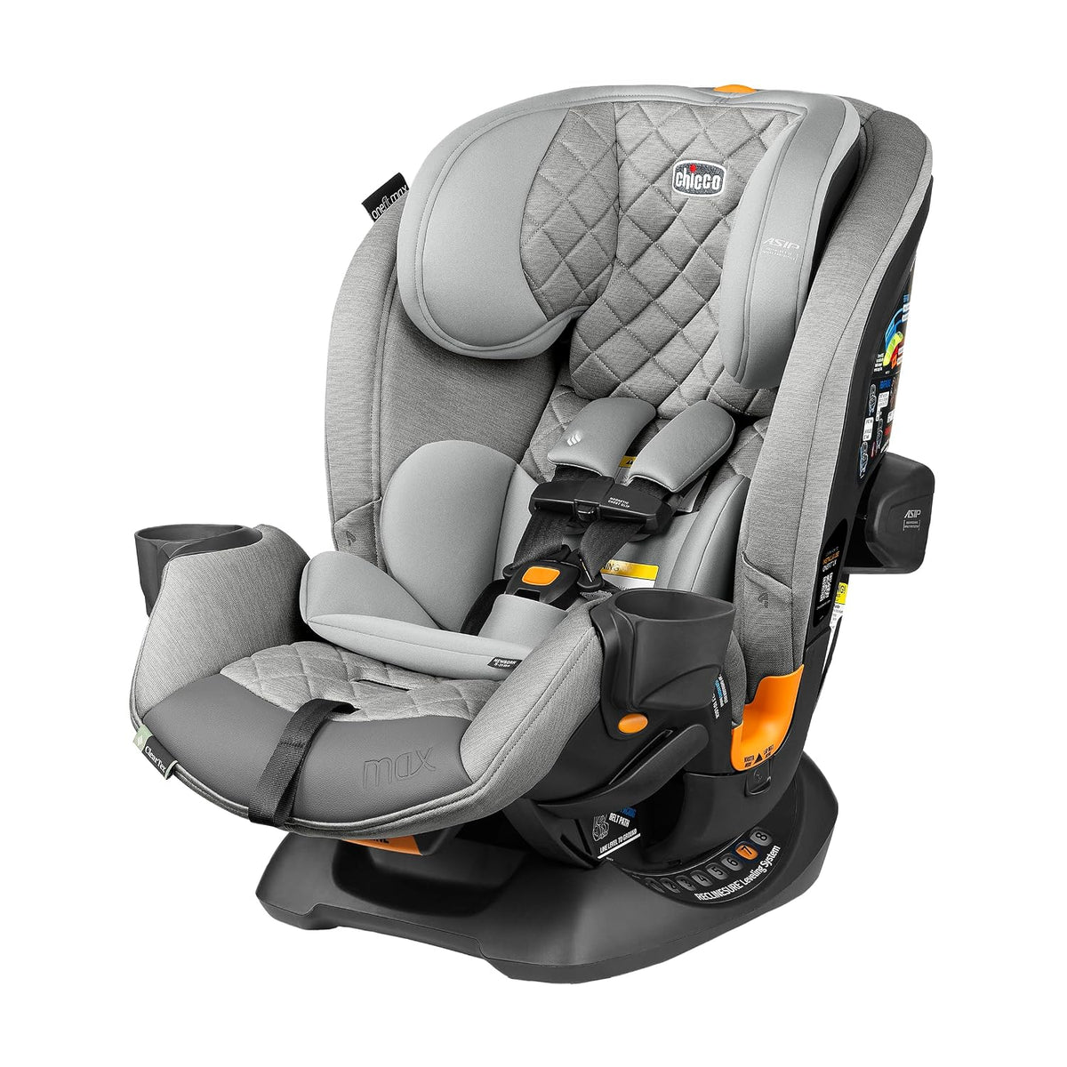 Chicco OneFit LX All-in-One Convertible Booster Car Seat, 5-100 lbs