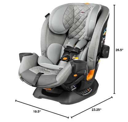 Chicco OneFit LX All-in-One Convertible Booster Car Seat, 5-100 lbs