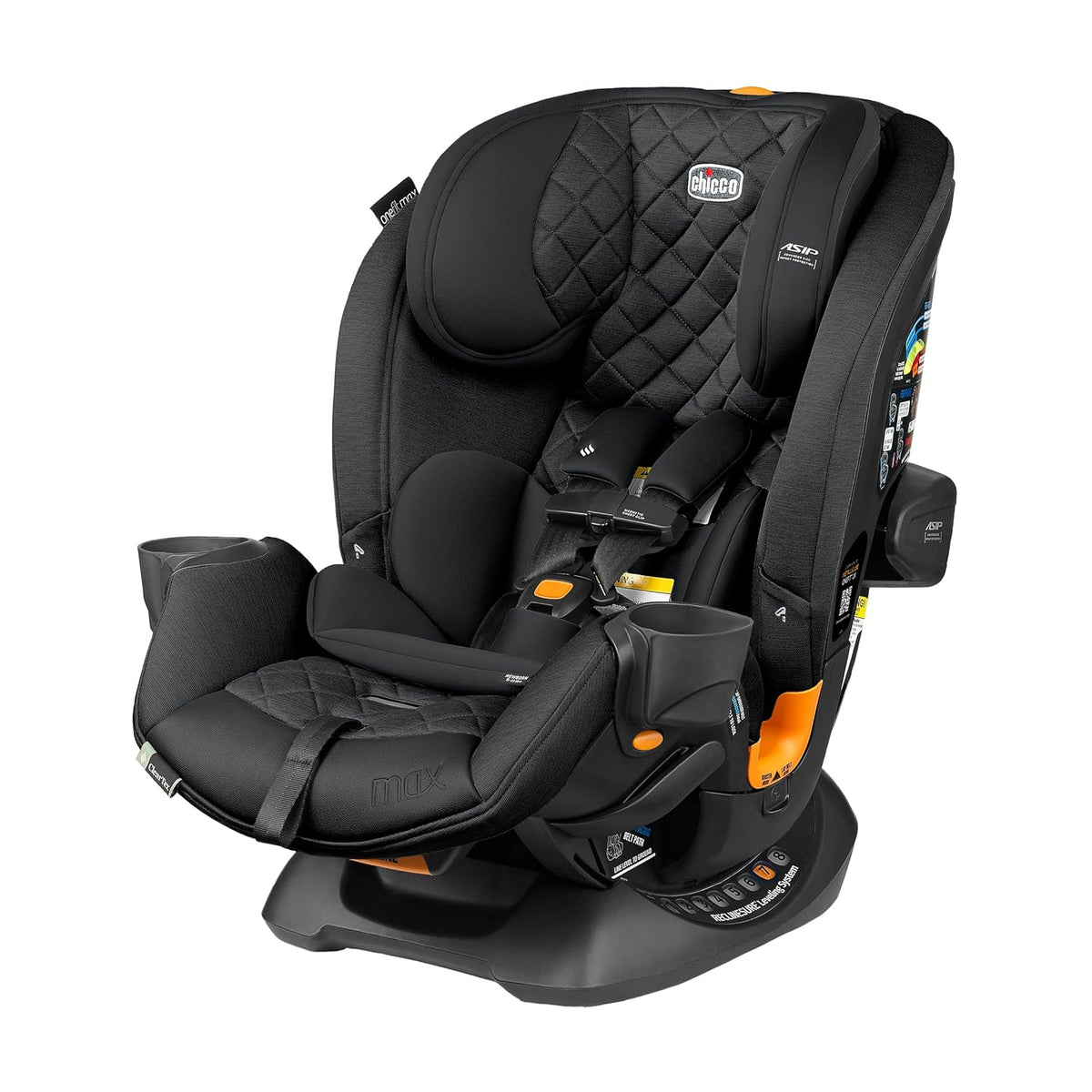 Chicco OneFit LX All-in-One Convertible Booster Car Seat, 5-100 lbs