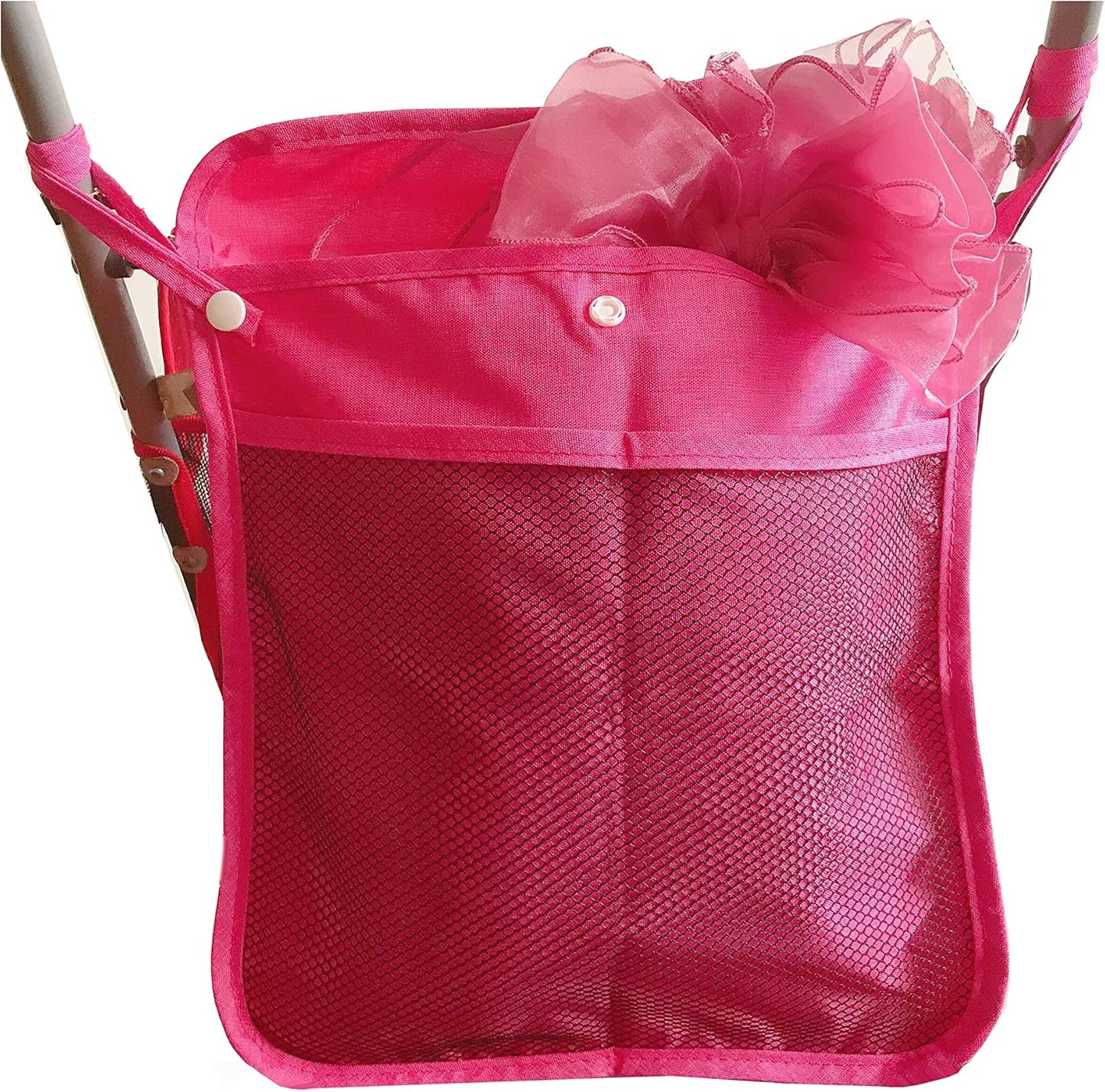 Baby Stroller Organizer,Black,Umbrella stroller organizer,Extra pockets to store snacks/wipes items,Holds water bottles, toddler sweat shirt etc (Black)