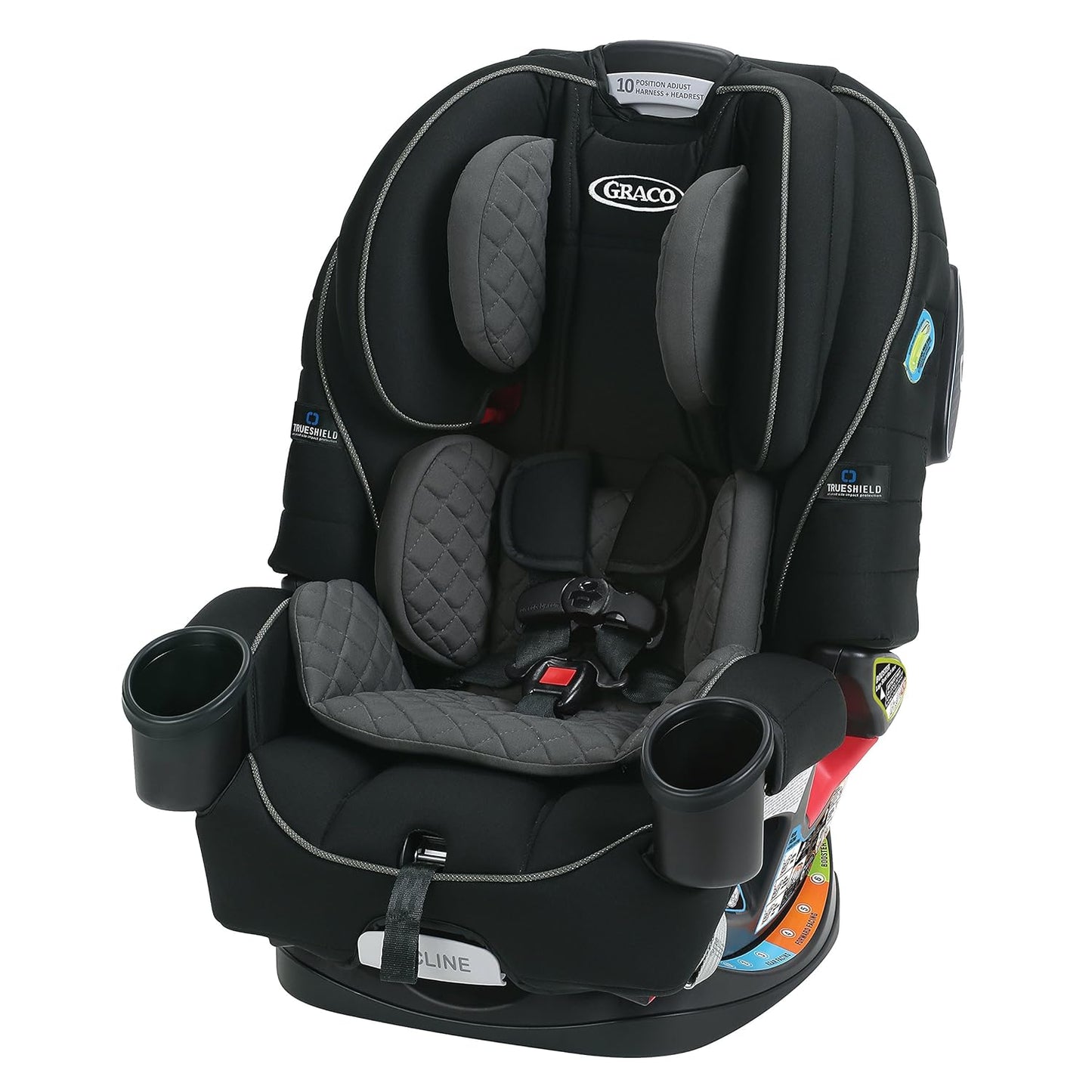 Graco® 4Ever DLX 4 in 1 Car Seat | Infant to Toddler Car Seat, Maven, Adaptable for 10 Years of Use, Size: 20x21.5x24 Inch