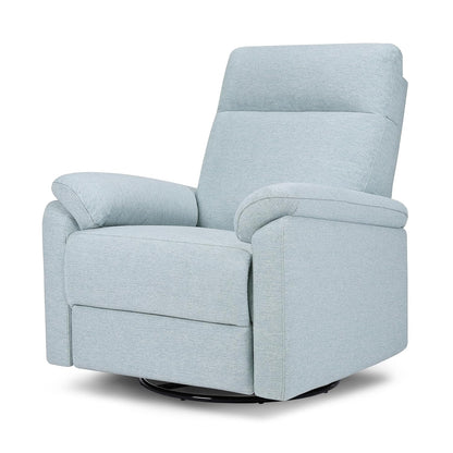 Davinci Suzy Glider Recliner Nursery Chair - Glider Rocking Chair for Nursery and Living Room - GREENGUARD Gold, FSC & Certi-PUR US Certified - 360° Swivel Rocker Recliner Chair (Cozy Cream Boucle)
