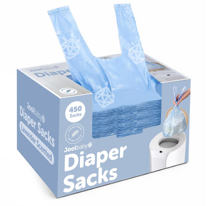 Diaper Disposable Bags - Lavender-Scented, Easy to Tie – Great for At Home & On the Go