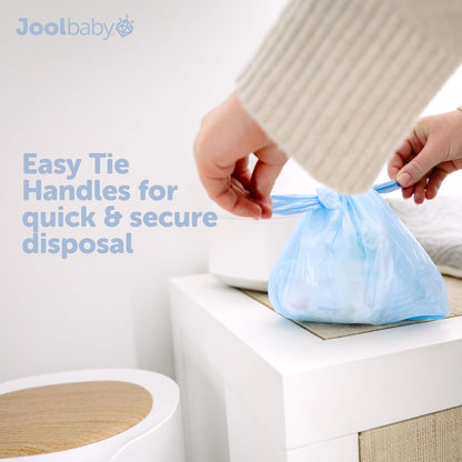 Diaper Disposable Bags - Lavender-Scented, Easy to Tie – Great for At Home & On the Go