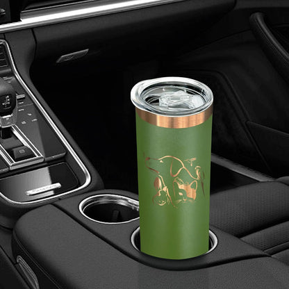 20 oz Skinny Tumblers Bulk with Lids and Straws Black,1 pack | Stainless Steel Insulated Tumbler, Double Wall Vaccum Travel Coffee Mug, Keep Drinks Cold&Hot, Powder Coated, Laser Engrave