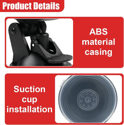 Baby Car Mirror Rear Facing, 360° Adjustable Wide Angle Convex Mirrors, Suction Cup Baby Safety Rearview Mirrors, Universal Car Interior Mirror Accessories for View Backseat Infant(Black)