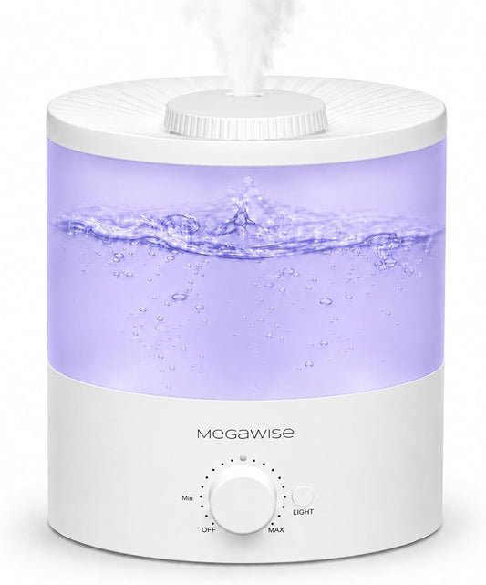 Cool Mist Humidifier, 2L Tank, Quiet Operation, Auto Shut-Off