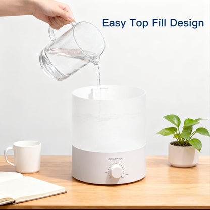 Cool Mist Humidifier, 2L Tank, Quiet Operation, Auto Shut-Off