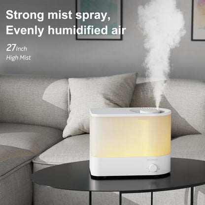 Cool Mist Humidifier, 2L Tank, Quiet Operation, Auto Shut-Off