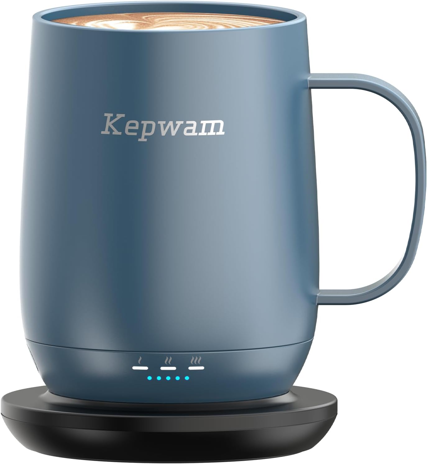 Self-Heating Coffee Mug T2, 16oz Electric Heated Mug Hot Up to 149℉ | No App, 3 Temp Settings to Keep Coffee Warm, Long-Lasting Battery for Office & Home,Auto Shut-Off, Ideal Gift for Men & Women