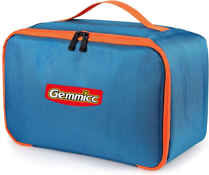 Toy Carry Case,Magnetic Tiles Storage Bag, Water Resistant Oxford Cloth Organizer, Box Storage Bin for Playroom, Classroom,Home Organization(Blue)
