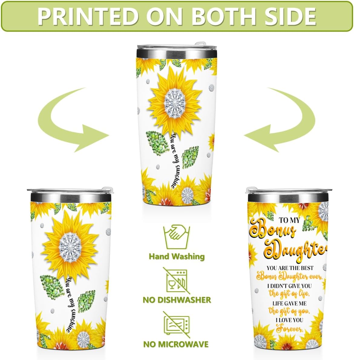 Mental Health 20 oz Tumbler Travel Cup, Positive Quotes Mental Health Gifts | Coffee Tumbler with Lid Insulated Tumblers, Coffee Cups for Cold Hot Drinks Therapist Gifts for Mom Besties Women