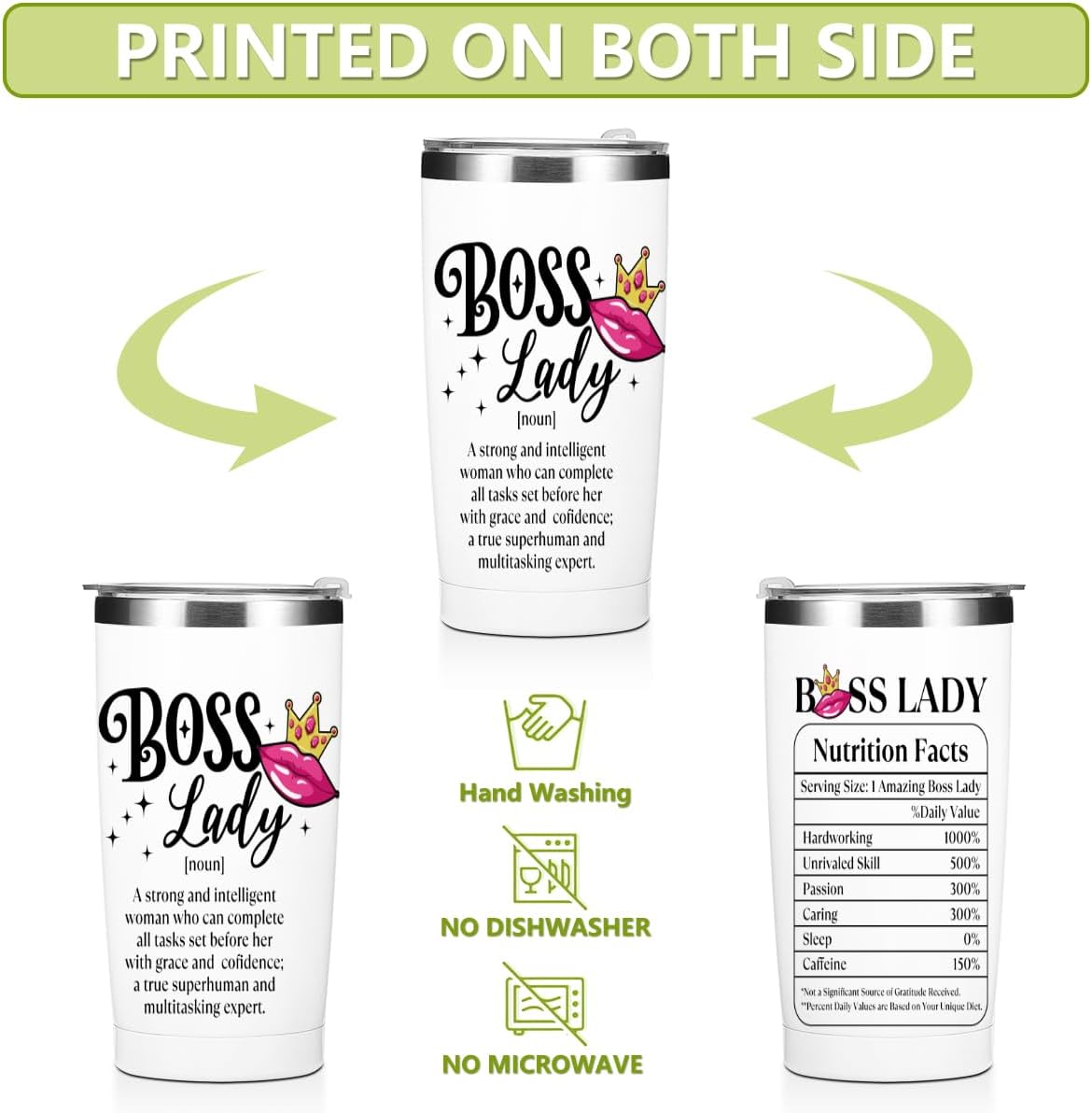 Mental Health 20 oz Tumbler Travel Cup, Positive Quotes Mental Health Gifts | Coffee Tumbler with Lid Insulated Tumblers, Coffee Cups for Cold Hot Drinks Therapist Gifts for Mom Besties Women