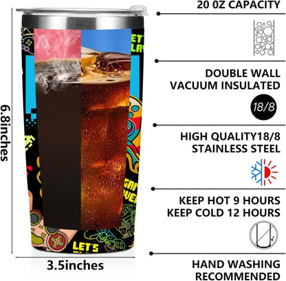 Mental Health 20 oz Tumbler Travel Cup, Positive Quotes Mental Health Gifts | Coffee Tumbler with Lid Insulated Tumblers, Coffee Cups for Cold Hot Drinks Therapist Gifts for Mom Besties Women