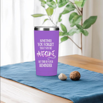 Mental Health 20 oz Tumbler Travel Cup, Positive Quotes Mental Health Gifts | Coffee Tumbler with Lid Insulated Tumblers, Coffee Cups for Cold Hot Drinks Therapist Gifts for Mom Besties Women