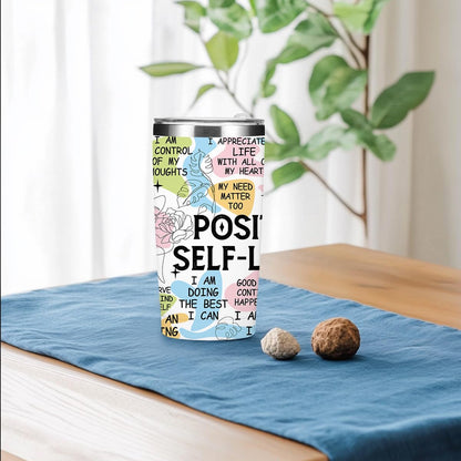 Mental Health 20 oz Tumbler Travel Cup, Positive Quotes Mental Health Gifts | Coffee Tumbler with Lid Insulated Tumblers, Coffee Cups for Cold Hot Drinks Therapist Gifts for Mom Besties Women
