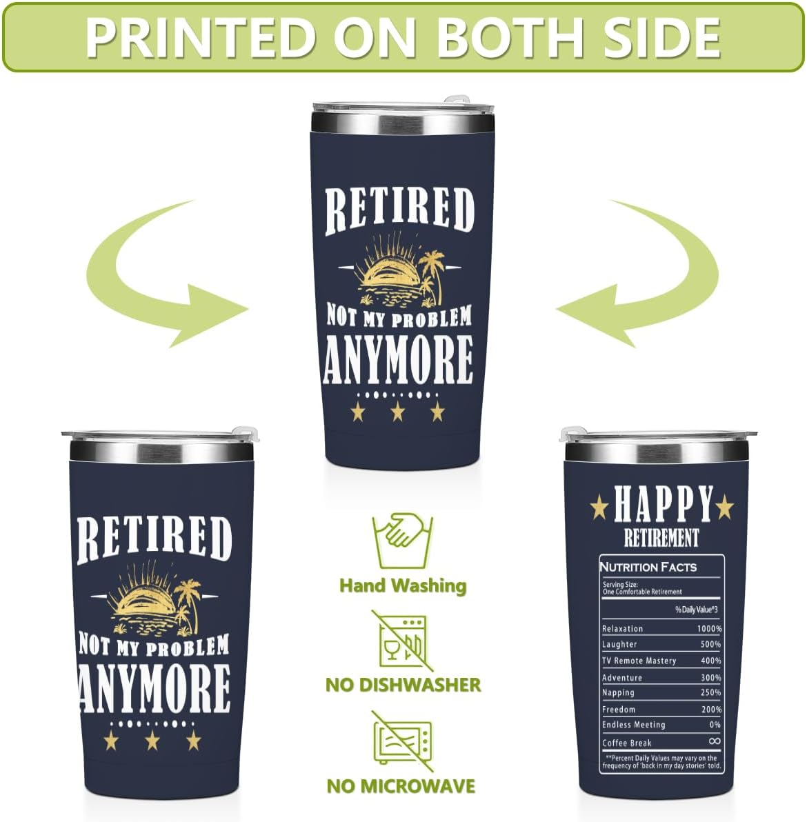 Mental Health 20 oz Tumbler Travel Cup, Positive Quotes Mental Health Gifts | Coffee Tumbler with Lid Insulated Tumblers, Coffee Cups for Cold Hot Drinks Therapist Gifts for Mom Besties Women
