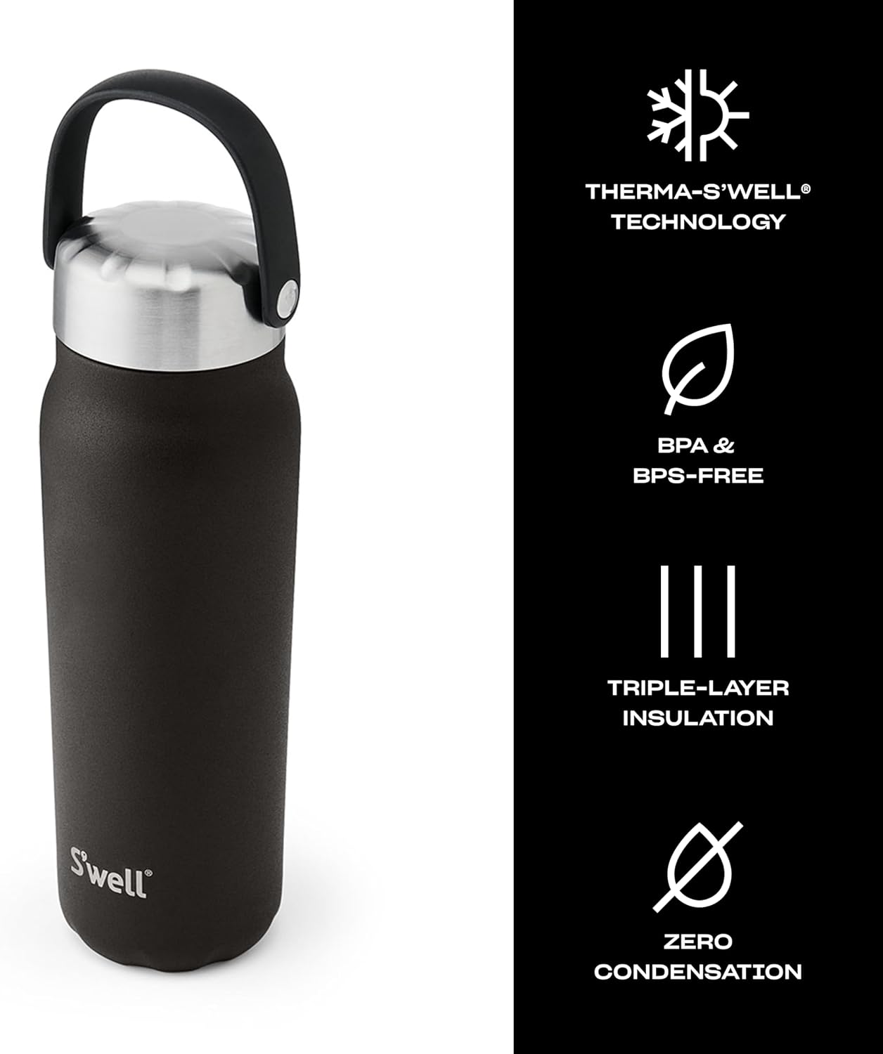 Recycled Stainless Steel Explorer with Insulated Lid and Handle, 32oz, Green Jasper, Triple Layered Vacuum Insulated Containers Keeps Drinks Cold for 42 Hours and Hot for 10