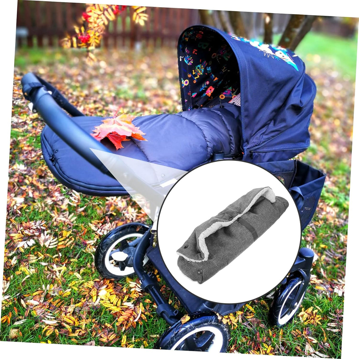 Stroller Hand Muff Warm Winter Gloves for Stroller Accessories Upgraded Overall Insulation for Parents and Caregivers