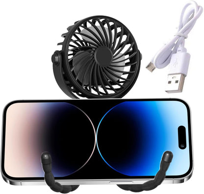 Portable Stroller Fan, USB Rechargeable Flexible Tripod Clip On Fan For Baby Stroller Car Seat, 3 Speeds Adjustable Personal Cooler