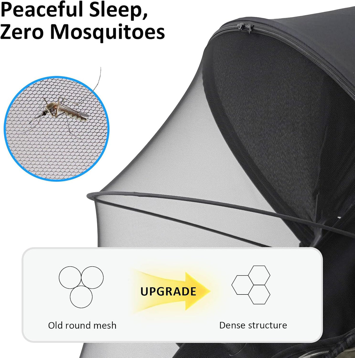 2-1 Stroller Sun Shade Cover & Mosquito Net, Universal Stroller Cover