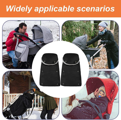 Stroller Mittens Thick Windproof Warmer Gloves