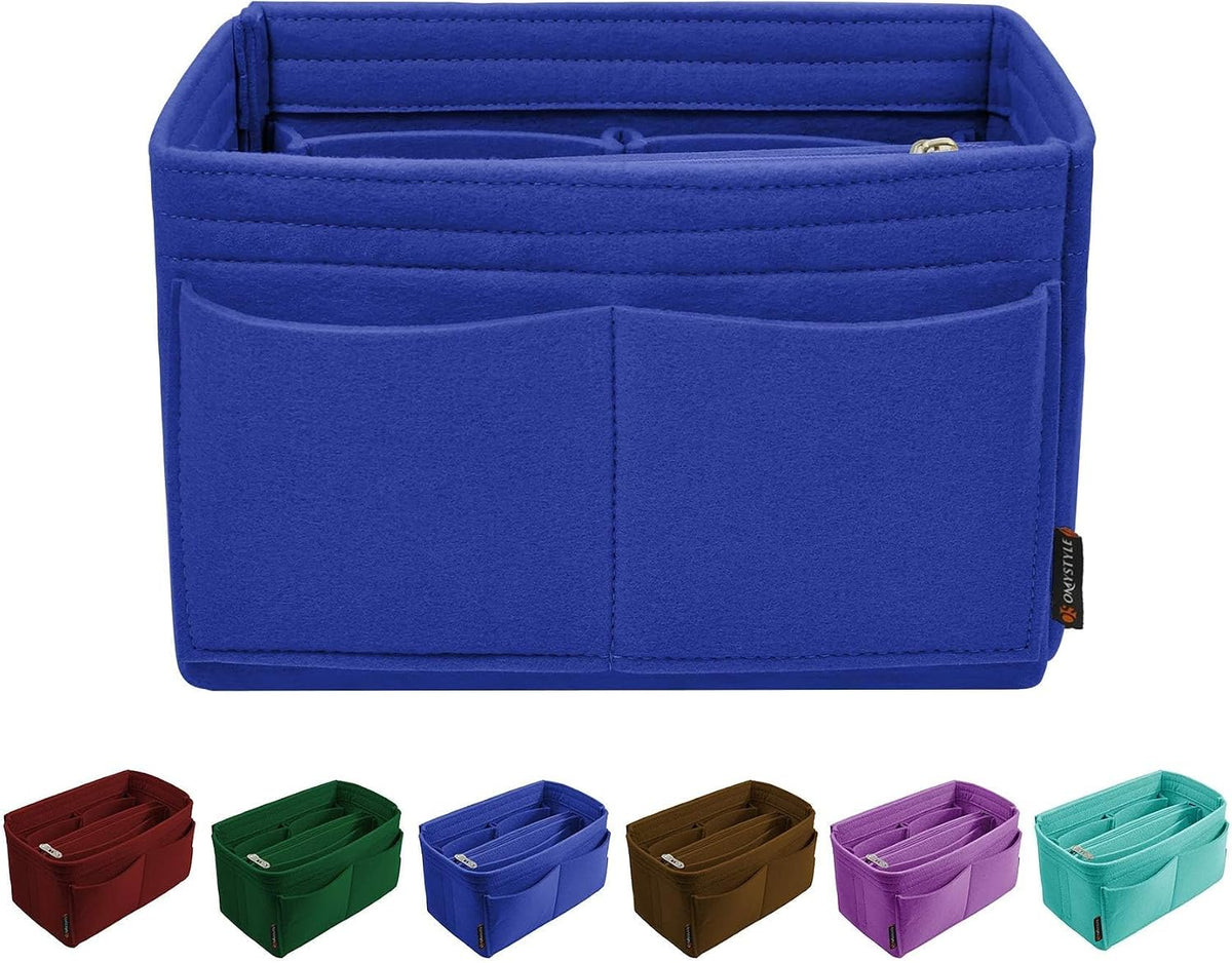 Purse Organizer Insert, Felt Tote Bag Organizer Insert with 5 Sizes, Handbag Dividers for Inside Purse, Compatible with Longchamp, Neverful, Speedy and More