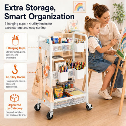 Rolling Cart and Heavy Duty Kitchen Cart