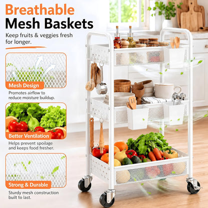 Rolling Cart and Heavy Duty Kitchen Cart