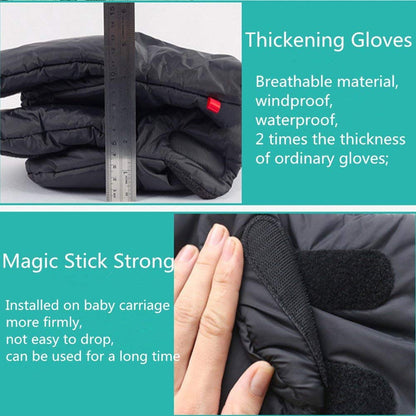 Winter Stroller Gloves, Universal Waterpoof Stroller Mitten Hand Muff