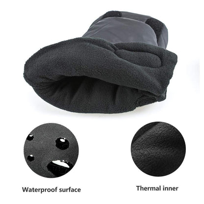 Winter Stroller Gloves, Universal Waterpoof Stroller Mitten Hand Muff
