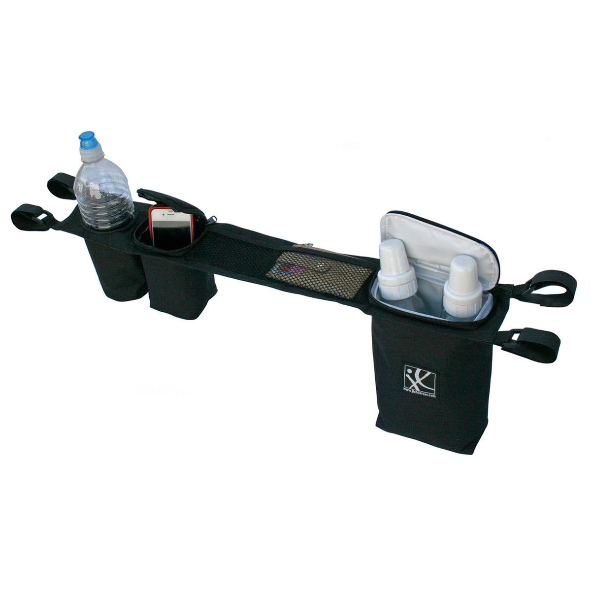 J.L. Childress Double Stroller Organizer & Caddy with Cooler, DoubleCOOL