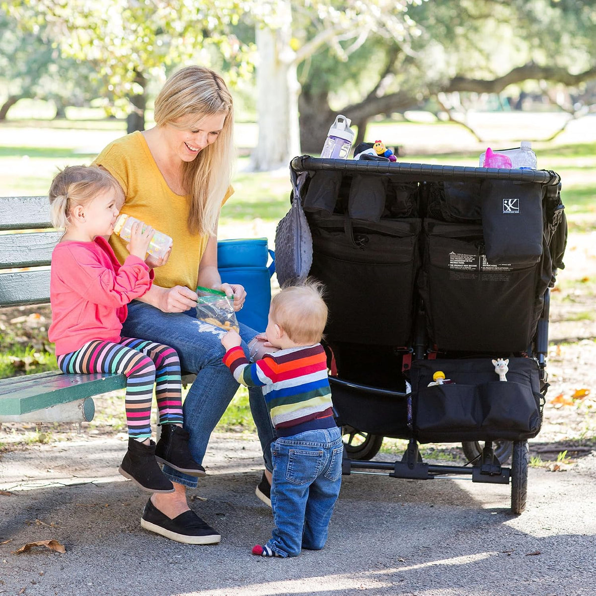 J.L. Childress Double Stroller Organizer & Caddy with Cooler, DoubleCOOL