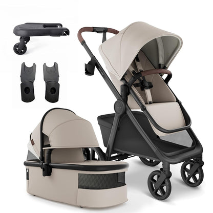 Ultimate 3 Stroller with Bassinet, Rider Board and Car Seat Adapter