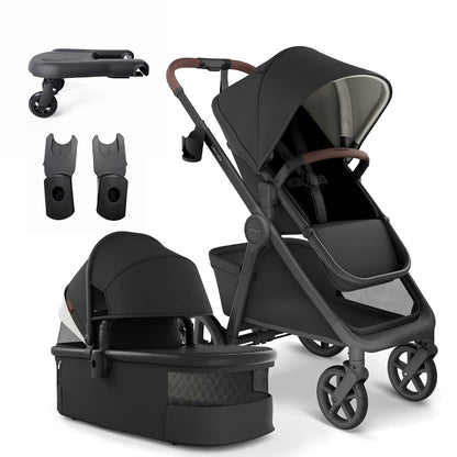 Ultimate 3 Stroller with Bassinet, Rider Board and Car Seat Adapter
