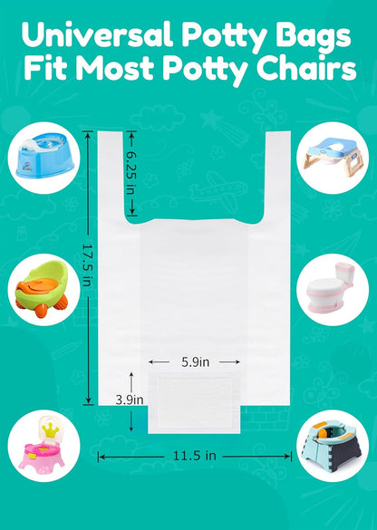 [90 Count] Disposable Potty Liners for OXO Tot 2-in-1 Go Potty