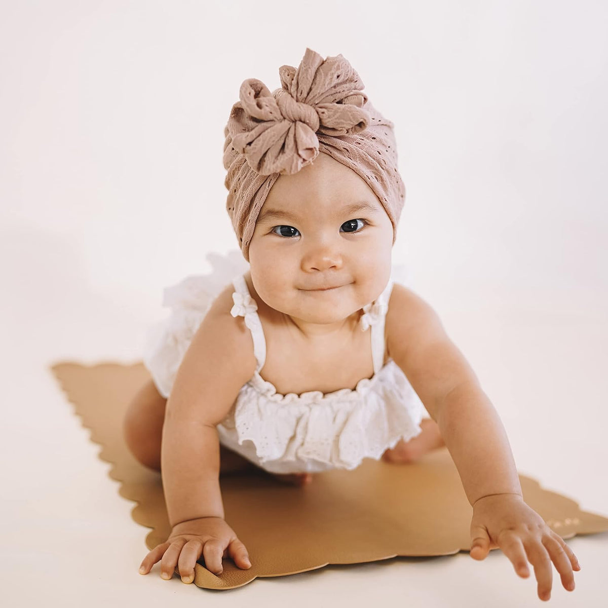 Vegan Leather Baby Changing Mat 16x30in, Wipeable, Foldable, Blue